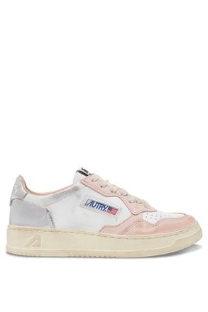 Autry Womens Super Vintage Leather Sneakers