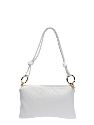 Anna Luchini Wit Rundleer Tas