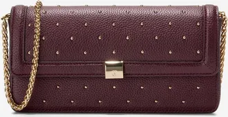 Cole Haan Womens Daniella Chain Wallet - Red