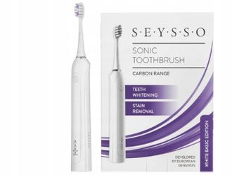 OEM Cepillo De Dientes S&oacute;nico B&aacute;sico De Carb&oacute;n Seysso, Blanco, 82000 Vibraciones/min