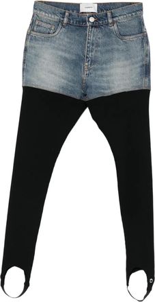 Coperni Jeans Hybrid a coste - Blu