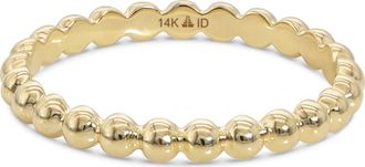 Devata Bead Ring in 14K Gold in Yellow Gold at Nordstrom, Size 8