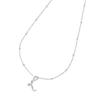 Dower & Hall Silver & Diamond Letter Pendants