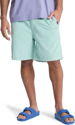 Quiksilver Bermudas QUIKSILVER Taxer 18, Herren, Gr. XXL, blau haze, Obermaterial: 100% Walkfrottier;, Hosen Bermudas