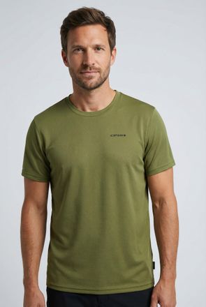 Icepeak Funktionsshirt ICEPEAK BERNE, Herren, Gr. XXL, schwarz olive, Obermaterial: 100% Polyester, Shirts Funktionsshirt, normale Passform, mit O-Ausschnitt,
