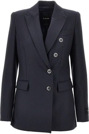 Pinko Wool-blend double-breasted colsure Woman 38