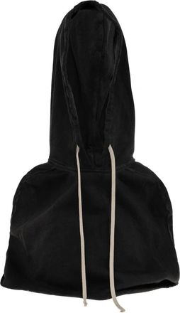 Rick Owens Kaptur Hood - Heren - Accessoires - Zwart - Maat: L Katoen