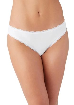 Wacoal Inspired Eyelet Bikini Bottom In White