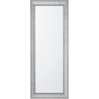 Beliani Beliani - Espejo De Pared Plateado 50 X 130 Cm Vertical Sal&oacute;n Dormitorio Bubry
