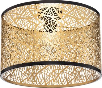 Lindby Lindby - L&aacute;mpara De Techo yonah En Dorado Textura, Tela, Tejido, Seda