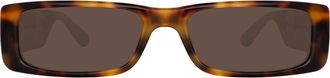 Linda Farrow DANIA LFL1201 C2 Womens Sunglasses Tortoiseshell Size 60