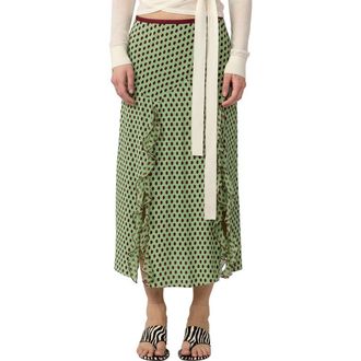 Diane Von F&uuml;rstenberg Heavenly Polka Dot Midi Skirt in Jelly Polka Dot at Nordstrom, Size Xx-Small