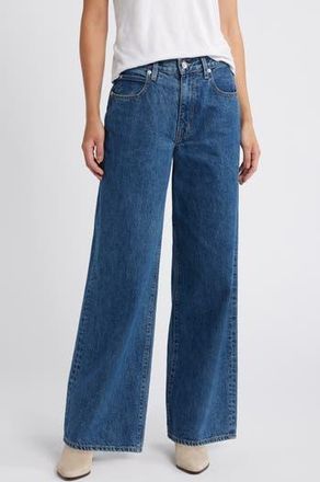 Slvrlake Denim Selena High Waist Organic Cotton Wide Leg Jeans in Forbidden Love at Nordstrom Rack, Size 26