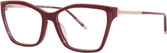 Chopard Bordeauxrode Brillenmontuur - Heren - Brillen - Rood - 56 MM - Accessoires