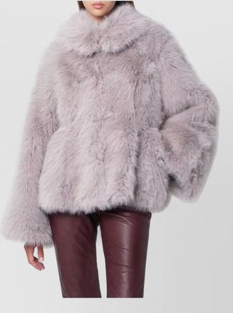 Rotate faux fur jacket