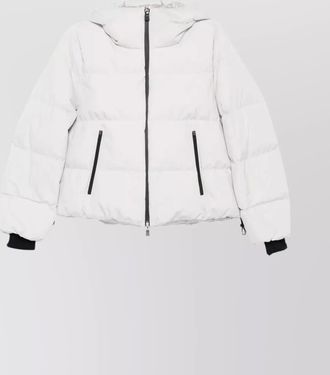 Herno short hooded jacket pockets