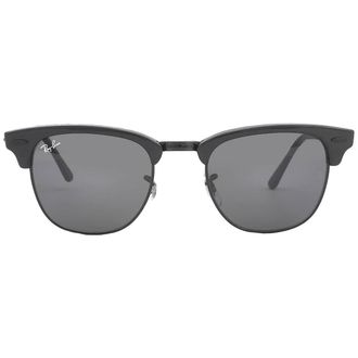 Ray-Ban Clubmaster Marble Dark Grey Square Unisex Sunglasses RB3016 1305B1 49
