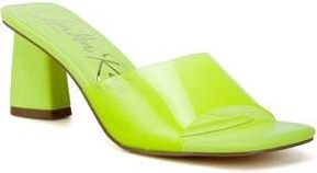 London Rag Clear Flirt Slide Sandal in Lime at Nordstrom Rack, Size 10