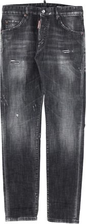Dsquared2 Teddy Jeans - Heren - Jeans - Zwart - Maat: XL Katoen