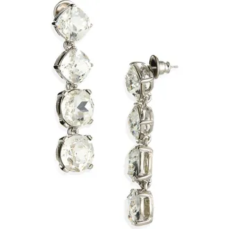 Oscar De La Renta Gallery Crystal Drop Earrings at Nordstrom