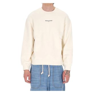 Maison Kitsun&eacute; Sweatshirts, male, Beige, Size: XL Paris Comfort Sweatshirt