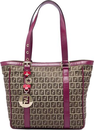Fendi Pre-owned Fendi Zucchino Canvas Superstar Shopping Tote Ladies 0GTDAF2A76GAVUX1