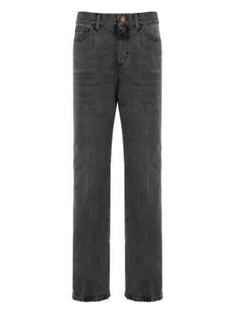 Seafarer faded straight-leg jeans - women - Fabric - 29 - Black