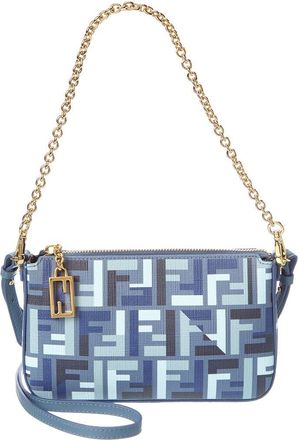 Fendi Fendi Baguette Ff Jacquard Pouch