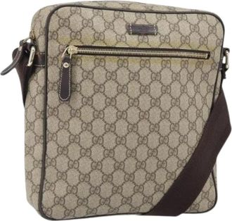 Gucci Pre-owned Cross Body Bags, female, Beige, Size: ONE SIZE Pre-owned Vintage Cross Body Bag