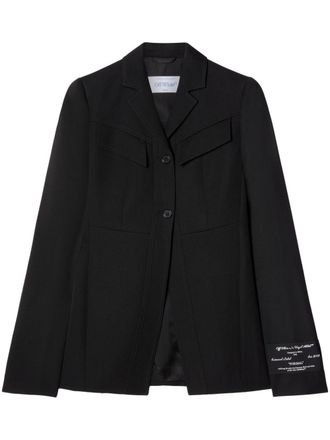Off-white Blazer Toybox - Nero