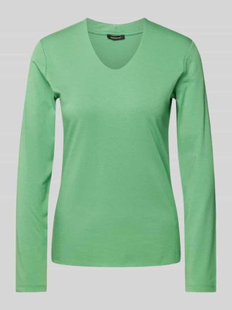 More & More More & More Longsleeve mit V-Ausschnitt in Gruen, Gr&ouml;&szlig;e 46