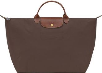 Longchamp Large Le Pliage Original Travel Bag in Mocha at Nordstrom