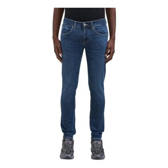 Dondup Jeans, Heren, Blauw, W34, Katoen, George Skinny Jeans