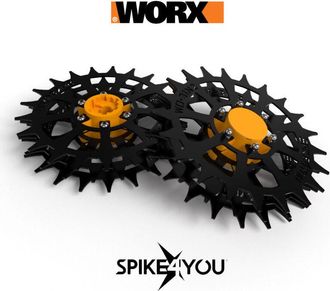 OEM Ruedas Para Cortac&eacute;spedes Worx Landroid S Y M, Acero Al Carbono De 2 Mm