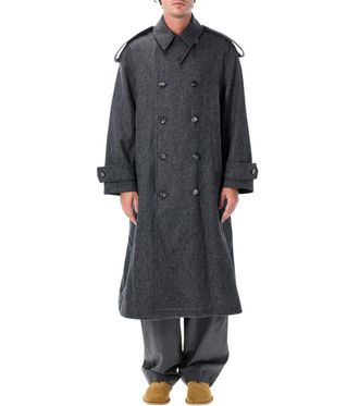 Ami Dark Grey Oversized Coat
