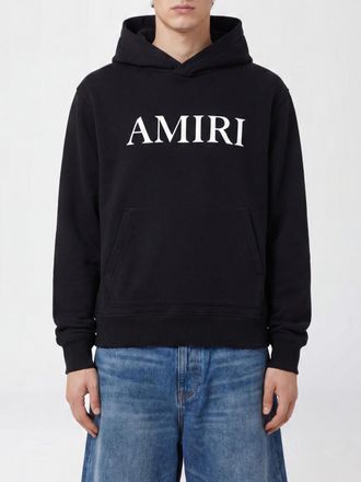 Amiri Felpa con cappuccio in cotone con logo a contrasto e vestibilit&agrave; relaxed