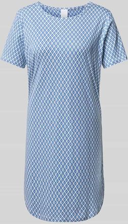 CCDK Copenhagen Nachthemd mit Rundhalsausschnitt Modell Nicole in Blau, Gr&ouml;&szlig;e XS