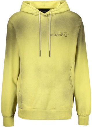 ISO.POETISM Cotton Hoodie - Heren - Hoodies - Groen - S - Katoen - Hoodies & sweatvesten
