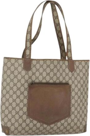 Gucci Pre-owned Tote Bags, female, Beige, Size: ONE SIZE Pre-owned Tote Bag