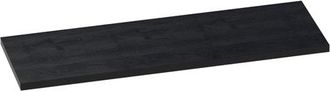 Marcel Breuer MFC Wastafelblad - 140x46x4cm - zonder kraangat - MFC - black wood