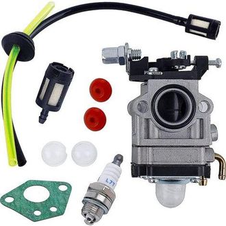 OEM Desbrozadora Con Carburador De 52 Cc, 49 Cc Y 43 Cc. Kit De Carburador Con Junta De Tubo, Buj&iacute;a Y Filtro De Combustible