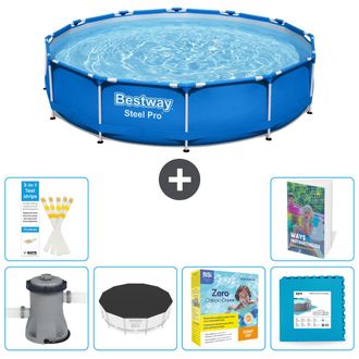 Bestway Piscina Bestway Steel Pro Redonda - 366x76 Cm - 7-piezas S276