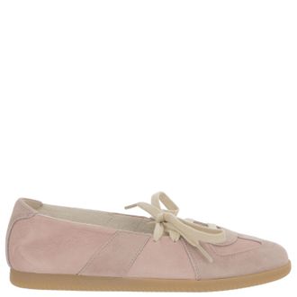 Maison Margiela Ballerina Flats With Round Toe And Front Lacing