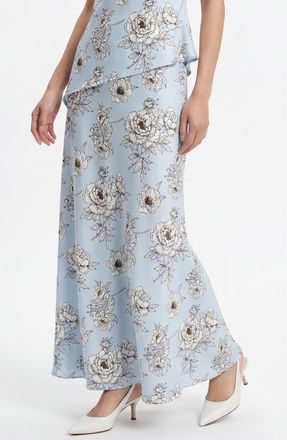 By Design Andra Maxi Skirt in Pressed Florals at Nordstrom Rack, Size X-Small