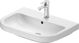 Duravit Duravit - Lavabo D-Code, con agujero para grifo, con rebosadero