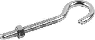 cofan Cofan - Cancamo Con Tuerca M-6x50 Caja 100 Unid., C&aacute;ncamo Zincado Con Tuerca