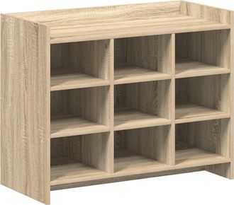 vidaXL Armario Zapatero Roble Sonoma 85 X 39,5 X 70 Cm Vidaxl