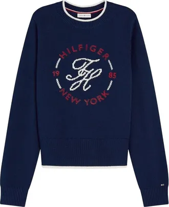 Tommy Hilfiger Donna, Maglie, Blu, M, new