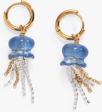 Alex and Ani Whimsical Jellyfish Huggie Hoops in Gold at Nordstrom