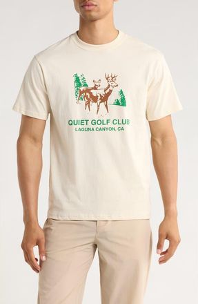 Quiet Golf Laguna Canyon Graphic T-Shirt in Bone at Nordstrom, Size Xx-Large
